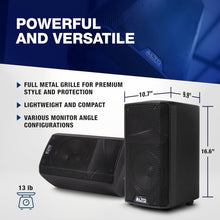 Load image into Gallery viewer, Powerful 350W Bluetooth Speaker with 2-Channel Mixer - Perfect for Events