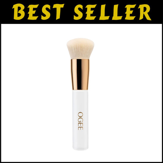 Sustainable Wooden Handle Makeup Brush - Flawless Foundation Application