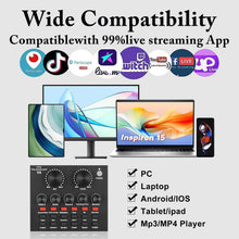 Load image into Gallery viewer, Professional Podcast Bundle with Noise Reduction Mic and Adjustable Arm Stand