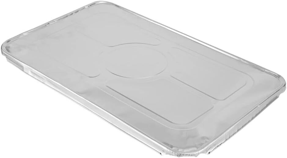 Heavy-Duty Foil Pan Lids for Steam Tables: 25 Disposable, Freezer-Safe Covers