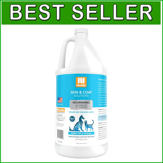 Cruelty-Free Sweet Pea & Vanilla Shampoo for Pets - 1 Gallon Jojoba Oil Formula