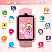 Load image into Gallery viewer, Girls 4G Touch Screen Smart Watch - GPS Tracker, Phone &amp; Video Calls, Pedometer