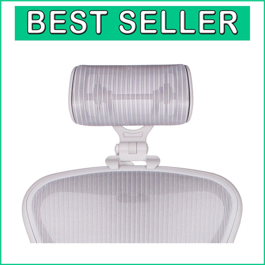 Adjustable Headrest for Herman Miller Aeron H4 Chair in Stylish Mineral Finish