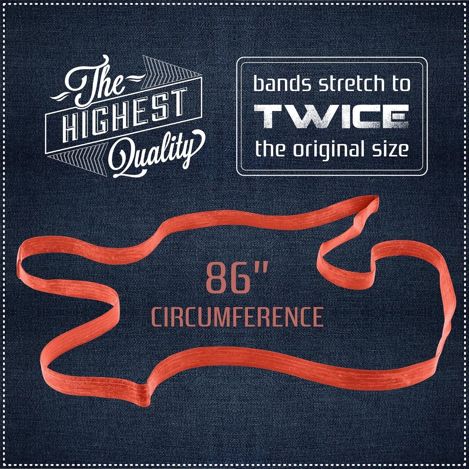 Professional-Grade 42-Inch Rubber Bands - Premium 12-Pack for Moving Essentials