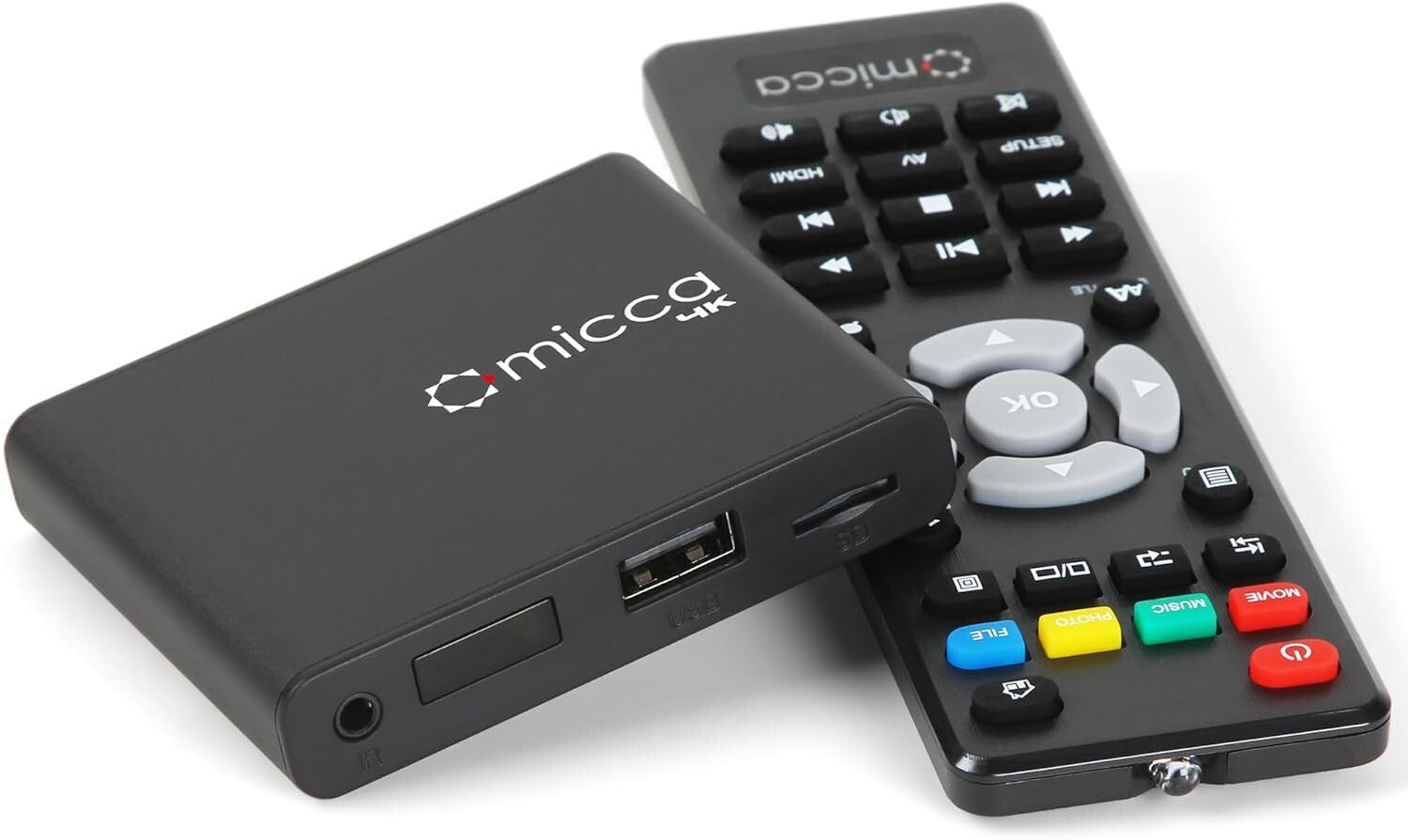 Versatile 4K Media Player with USB & MicroSD Support - Perfect for Signage