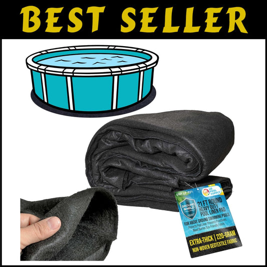 Heavy Duty 21-Foot Round Pool Pad with Warranty – Premium Protection for Liners