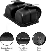 Load image into Gallery viewer, Genuine Cowhide Leather Double Speedloader Carrier for .38 Special &amp; 357 Magnum