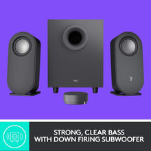 Load image into Gallery viewer, Immersive 2.1 Subwoofer Speakers with Wireless Control for Enhanced Audio