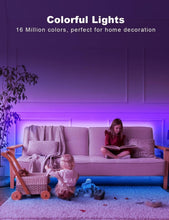Load image into Gallery viewer, Vibrant App-Controlled RGB LED Strip Lights - 300ft for Bedroom &amp; Party Decor
