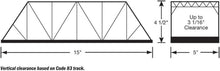 Load image into Gallery viewer, Collectible HO Scale Double-Track Railroad Truss Bridge with Tall Car Clearance