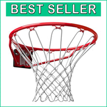Load image into Gallery viewer, Slam Jam Red Basketball Rim - Ultra-Smooth Breakaway Action for Outdoor Play