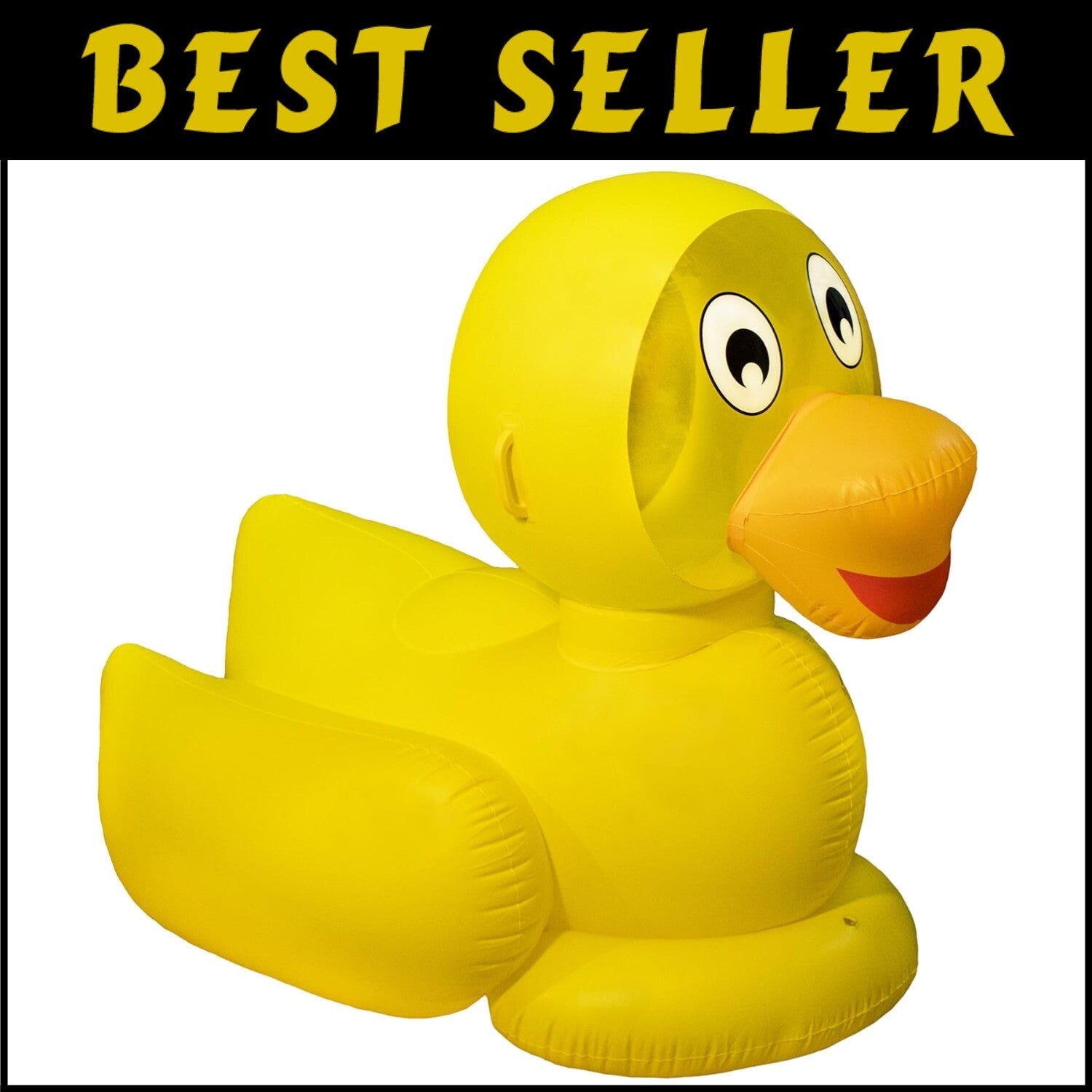 Extra Large Inflatable Duck Ride-On Lounge Float - Perfect for Summer Parties