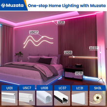Load image into Gallery viewer, Premium U-Shaped LED Diffuser Channel - 10-Pack 3.3FT for Flawless Ambiance