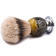 Load image into Gallery viewer, Premium 3-Band Silvertip Badger Brush with Chrome Base - Includes Stand