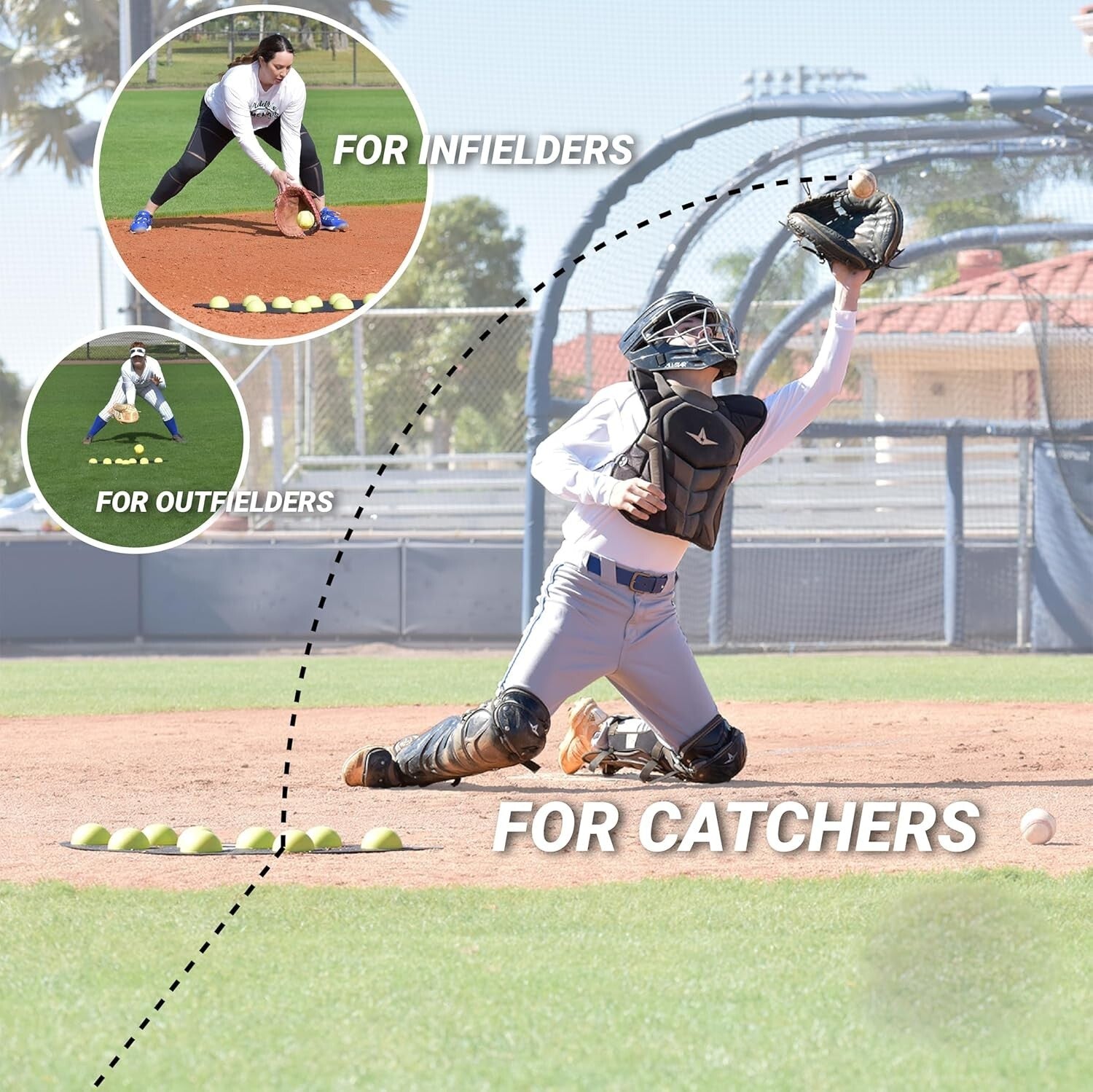 Agility-Boosting Baseball and Softball Fielding Mat – Ideal for All Skill Levels