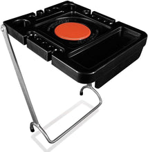 Load image into Gallery viewer, Ladder Accessory Project Tray with Magnetic Dish &amp; Tool Slots - 25 lbs Rating
