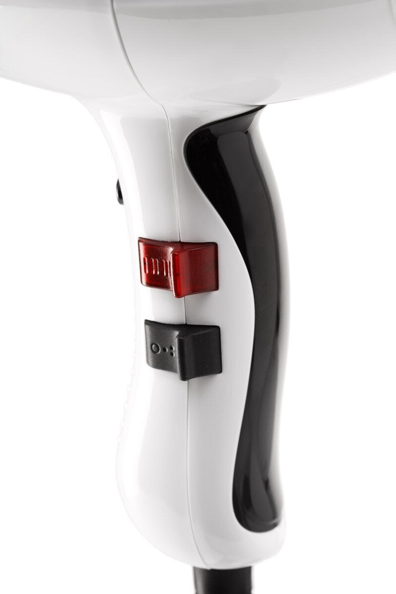 Ceramic Ionic Professional Hair Dryer - 2000 Watts, 2 Attachments, Compact Size