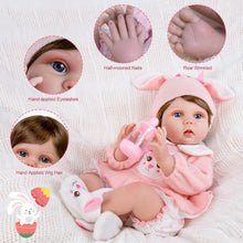 Load image into Gallery viewer, Realistic Newborn Baby Girl Doll with Accessories - Perfect Gift for Kids 3+