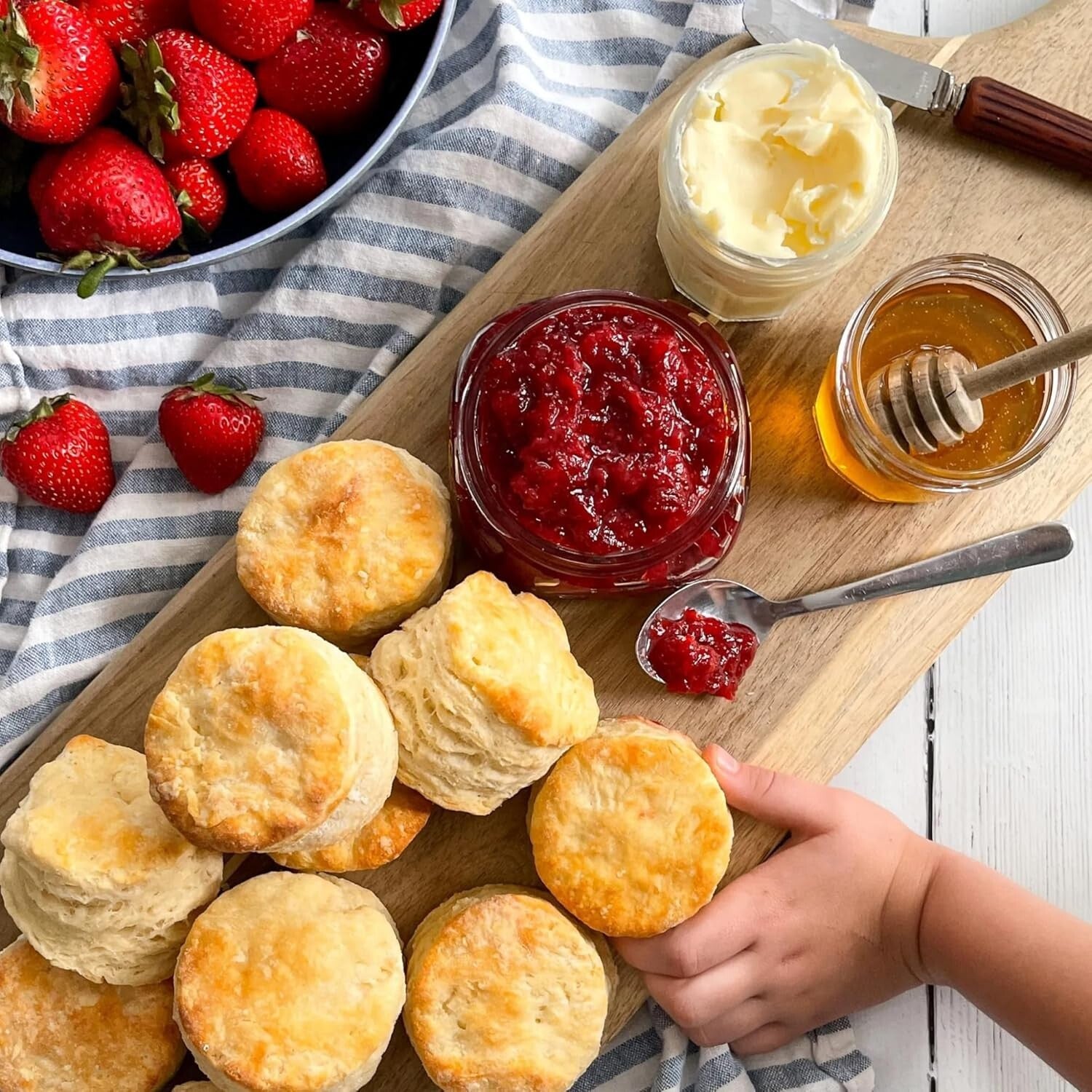 Delicious Organic Strawberry Fruit Spread - Hand-Harvested, 9 Oz Jars, 12 Pack