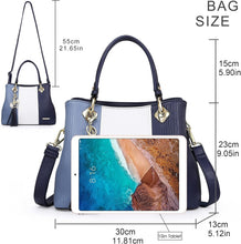 Load image into Gallery viewer, Elegant Women's Satchel - 8 Pockets, Quality PU Leather, Perfect for Gifting