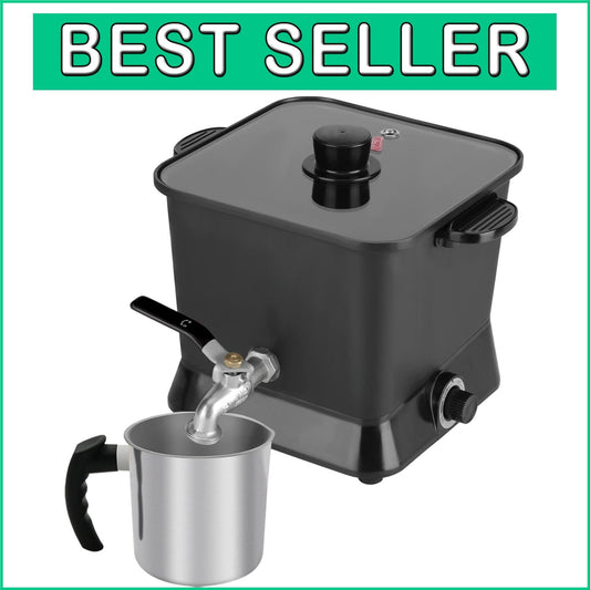 Candle Making Kit: 4.5 Qt Electric Wax Melter & Pouring Pot for Mass Production