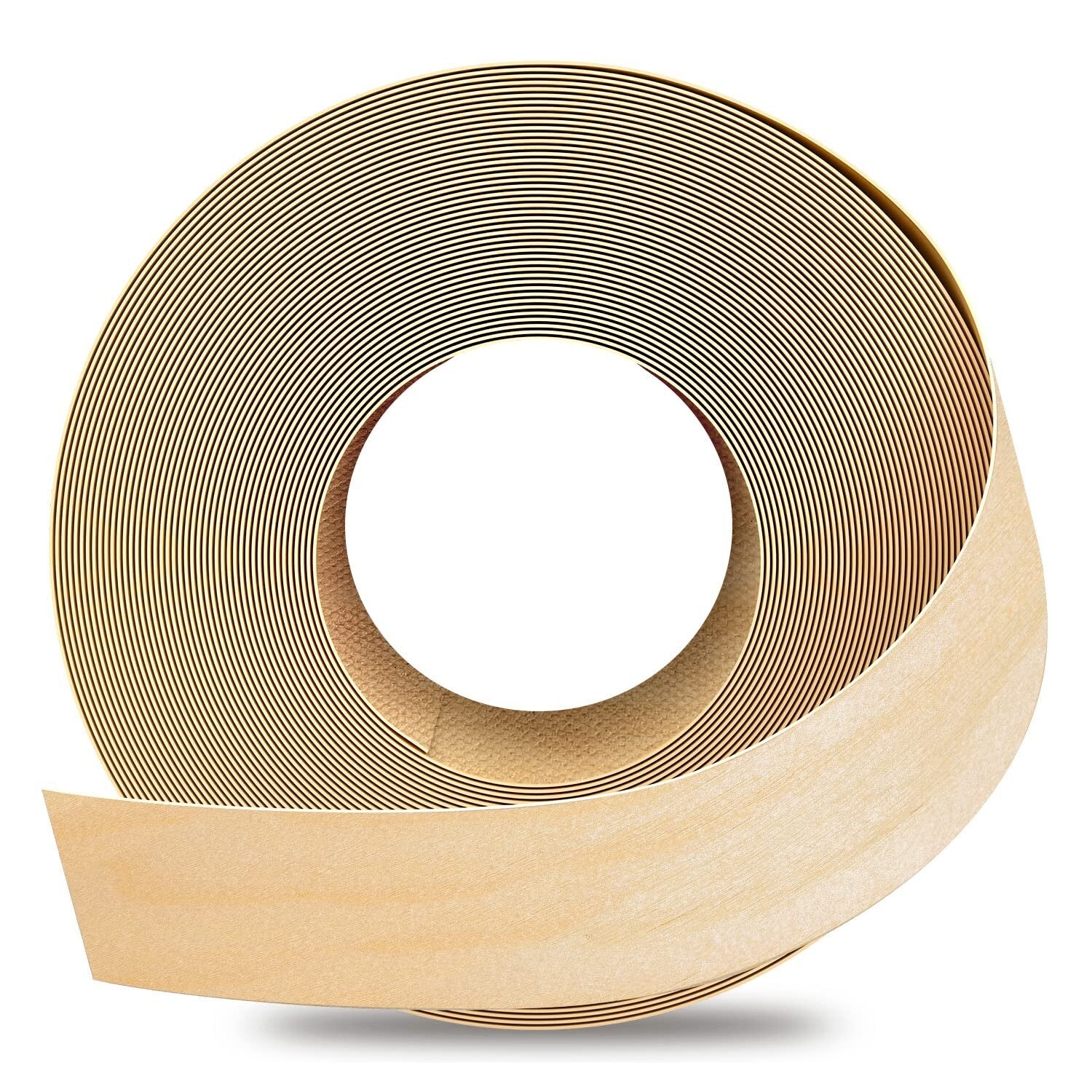 Premium Birch Edge Banding 2x500ft - Pre-Glued Wood Veneer for Easy Repairs