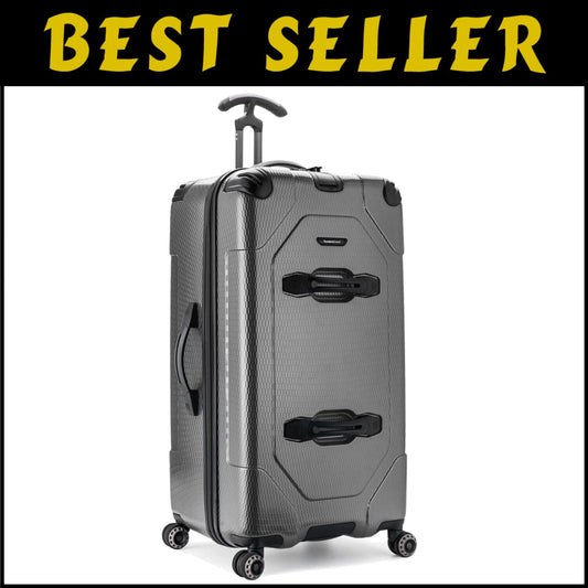 Durable 30" Hardside Luggage with 8 Spinner Wheels - TSA Compliant Travel Expert