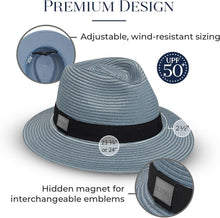 Load image into Gallery viewer, Men's Fairway Fedora - UPF 50+, Travel-Ready with Adjustable Fit &amp; Classic Style