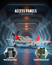 Load image into Gallery viewer, 4 Channel RC Airplane P51D Mustang with Gyro &amp; 3 Flight Modes - Easy to Fly!