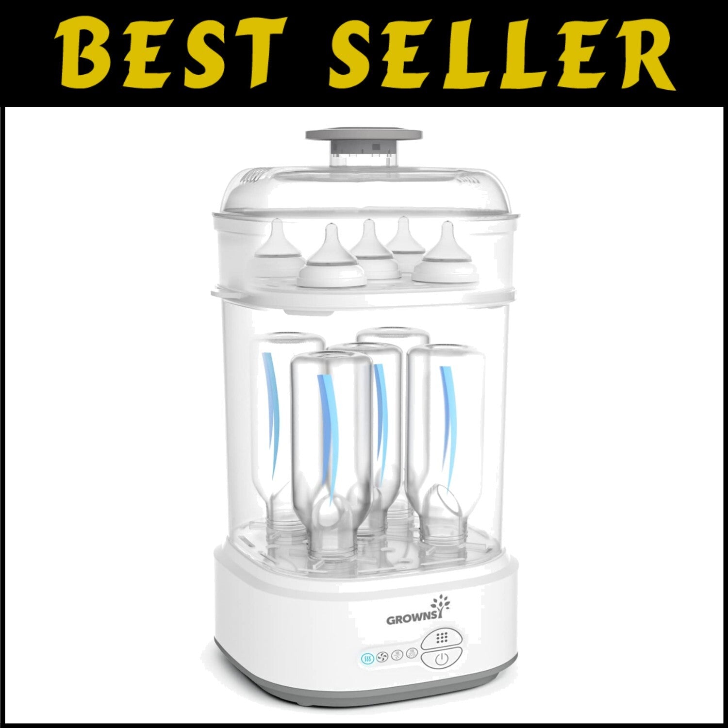 Efficient Baby Bottle Sterilizer & Dryer - Hassle-Free Hygiene for New Parents