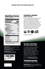 Load image into Gallery viewer, 4 Lbs USDA Certified Organic Pumpkin Seeds - Healthy, Vegan Snack Choice