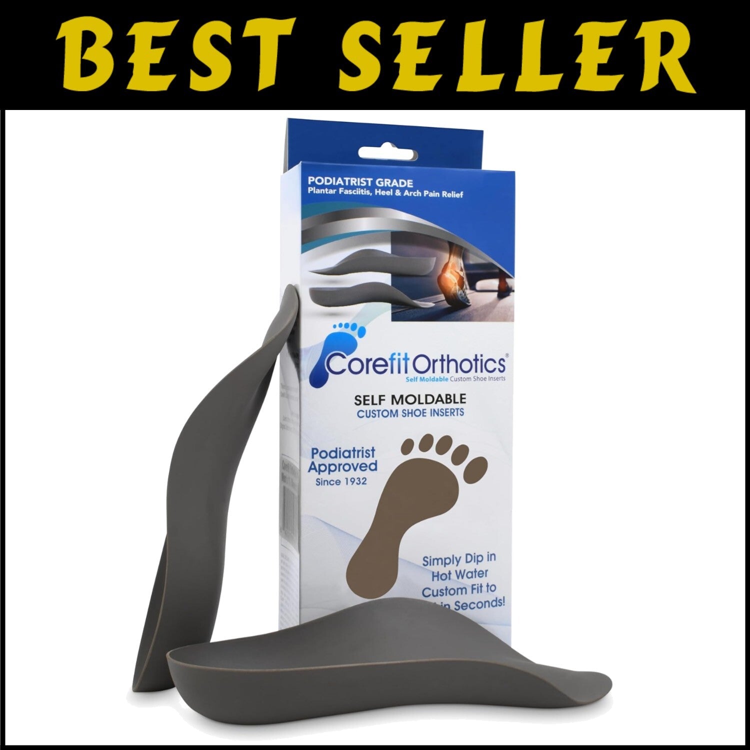Trusted Custom Orthotic Inserts for Plantar Fasciitis - Satisfaction Guaranteed