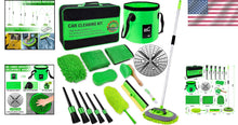 Load image into Gallery viewer, Advanced 17-Piece Car Wash &amp; Detailing Set: Ultimate Cleaning Solution