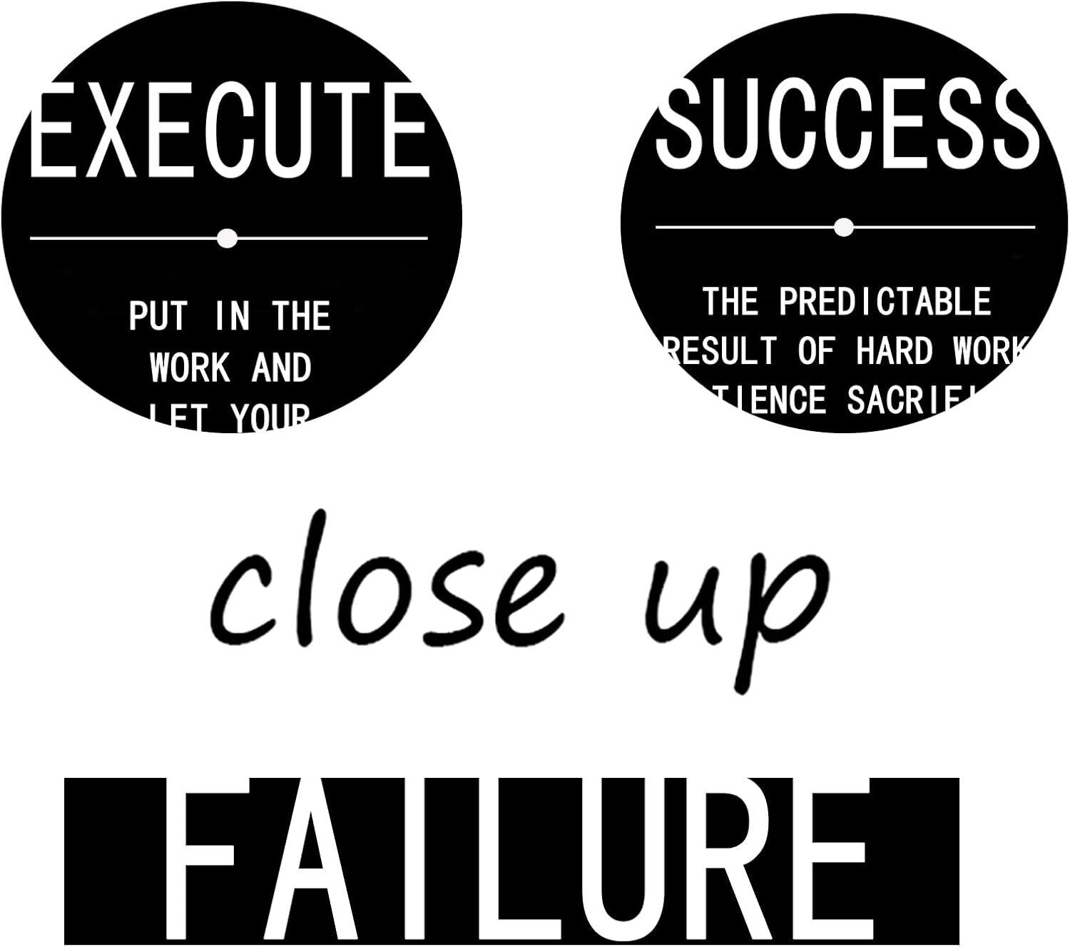 Gallery-Wrapped 3-Piece Canvas Inspirational Quotes for Motivating Home Décor