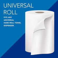Load image into Gallery viewer, 12 Rolls of Absorbent Hard Roll Paper Towels - Fast Drying, 9,600 Total Sheets