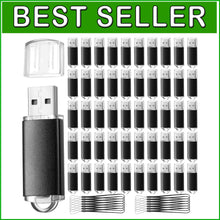 Load image into Gallery viewer, 2GB USB 2.0 Thumb Drive Bulk Set - 50 Lightweight Drives with Lanyard Accessory