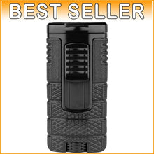Load image into Gallery viewer, Powerful Triple Jet Flame Lighter with Pocket Clip - Precision Performance