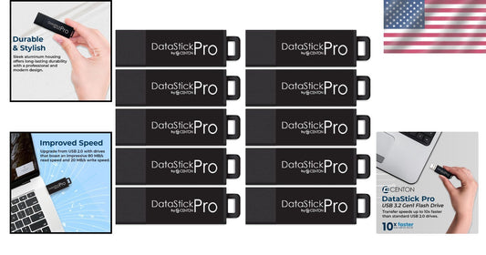 DataStick Pro 256GB Flash Drive - High-Speed USB 3.0 for Efficient Data Transfer