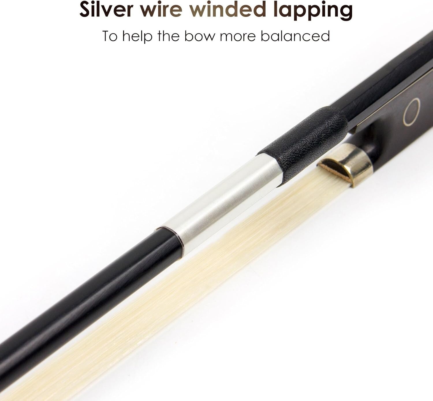 Elegant Lightweight 3/4 Carbon Fiber Bow - Perfect Gift for All Violinists