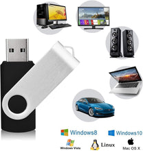 Load image into Gallery viewer, Portable 128GB USB 3.0 Flash Drive Set with LED - Capless Design for Travel