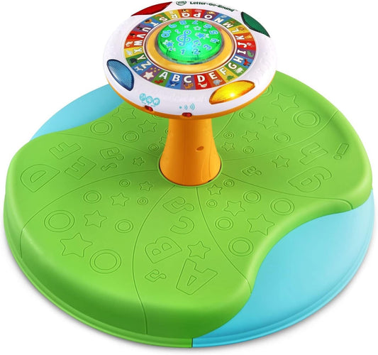 Battery-Powered Spinning Wheel: Letters and Animal Sounds for Kids Ages 1.5+