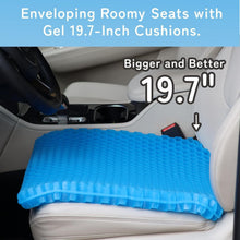 Load image into Gallery viewer, Breathable Large Gel Seat Cushion for Office, Car, &amp; Wheelchair Use - 19.7''