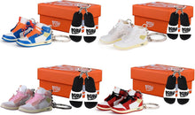 Load image into Gallery viewer, 3D Mini Sneaker Keychain - Realistic Gift for Sneaker Lovers and Trendsetters