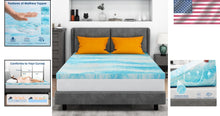 Load image into Gallery viewer, Pressure-Relieving 3 Inch Gel Memory Foam Twin Mattress Topper - Easy Setup