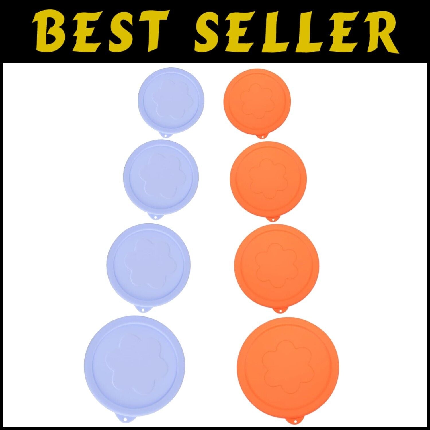 8 Stylish Round Silicone Replacement Lids for Pyrex - Food-Grade, Leak-Proof