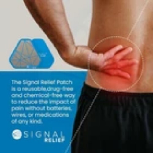 Signal Technology Pain Relief Patches - Durable Back & Leg Relief Bundled 2-Pack