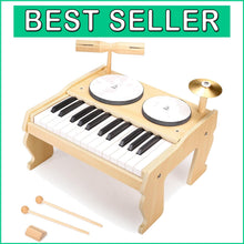 Load image into Gallery viewer, 25-Key Kids Piano with Drum Kits - Dual Play Musical Instrument for Children