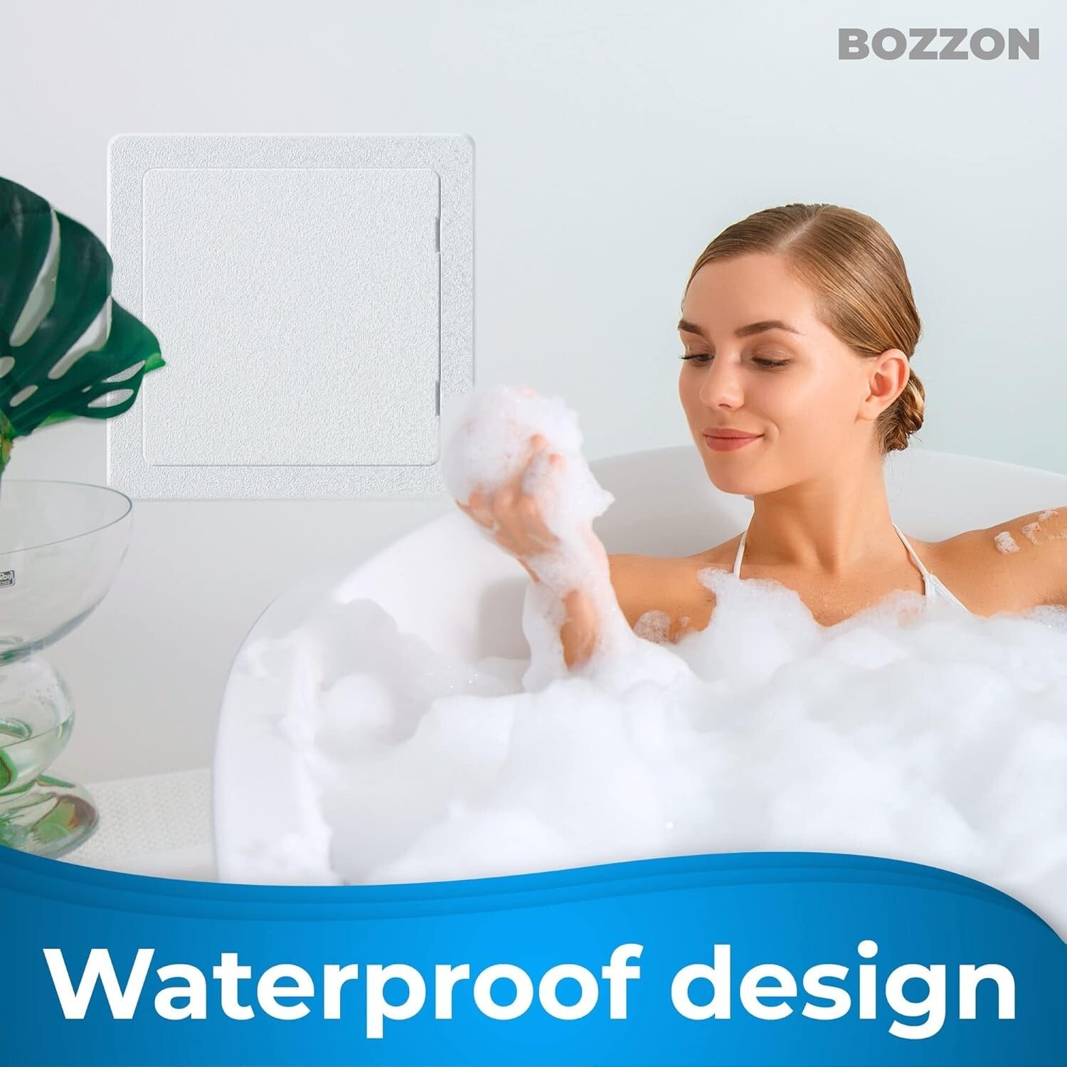 Convenient Plumbing Access Panel - 22 x 22 Inch Durable Plastic White Cover