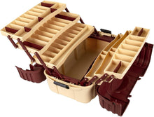 Load image into Gallery viewer, Portable All-Weather Fishing Tackle Box with 7 Fold-Out Trays &amp; 61 Compartments