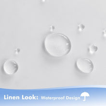 Load image into Gallery viewer, Stylish White Waterproof Curtains for Gazebo - 4 Panels, Light Filtering Grommet